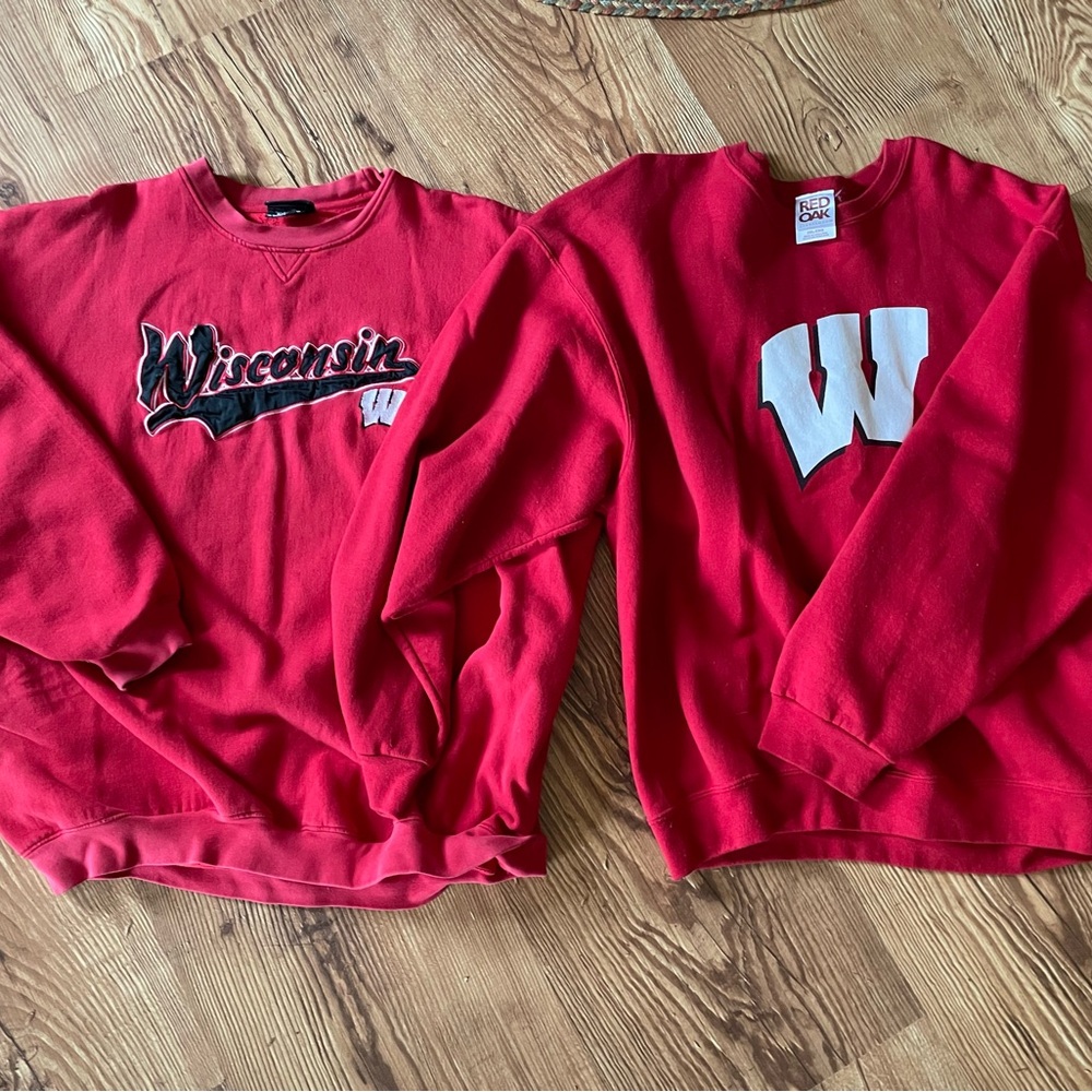 Wisconsin Red Men's Sweater